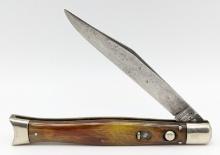 Schrade Walden Marbled Fishtail Switchblade