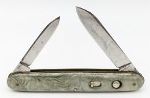 Schrade Walden Marbled Double Switchblade