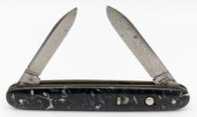 Schrade Walden Marbled Double Switchblade