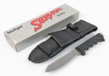 NIB Kershaw Model 1005 Survival Knife w/ Sheath