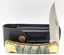 Buck 110 Dyed Mammoth Tooth Lockback Knife