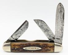 Robeson Shur-Edge Pocket Eze Jig Bone Cigar Knife