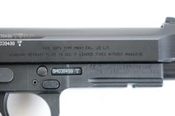 Beretta Model 92FS M9A1 .22 LR Semi Auto Pistol