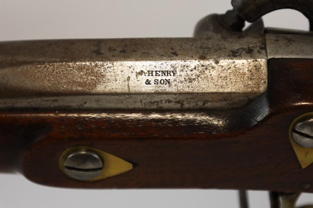 Civil War J. Henry & Sons .58 Cal Percussion Rifle