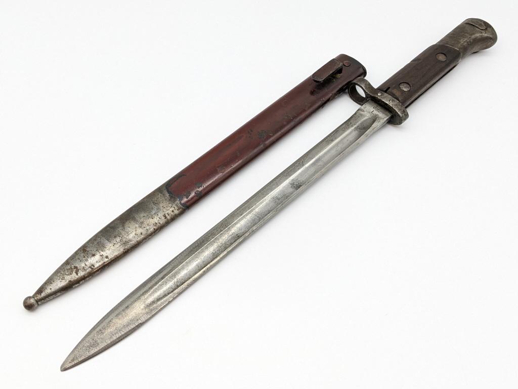 Czech VZ24 CSZ L Mauser Bayonet w/ Scabbard