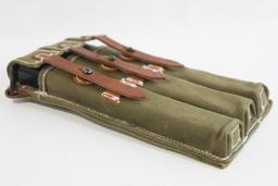 WWII German MP-40 Canvas Pouch With Magazines