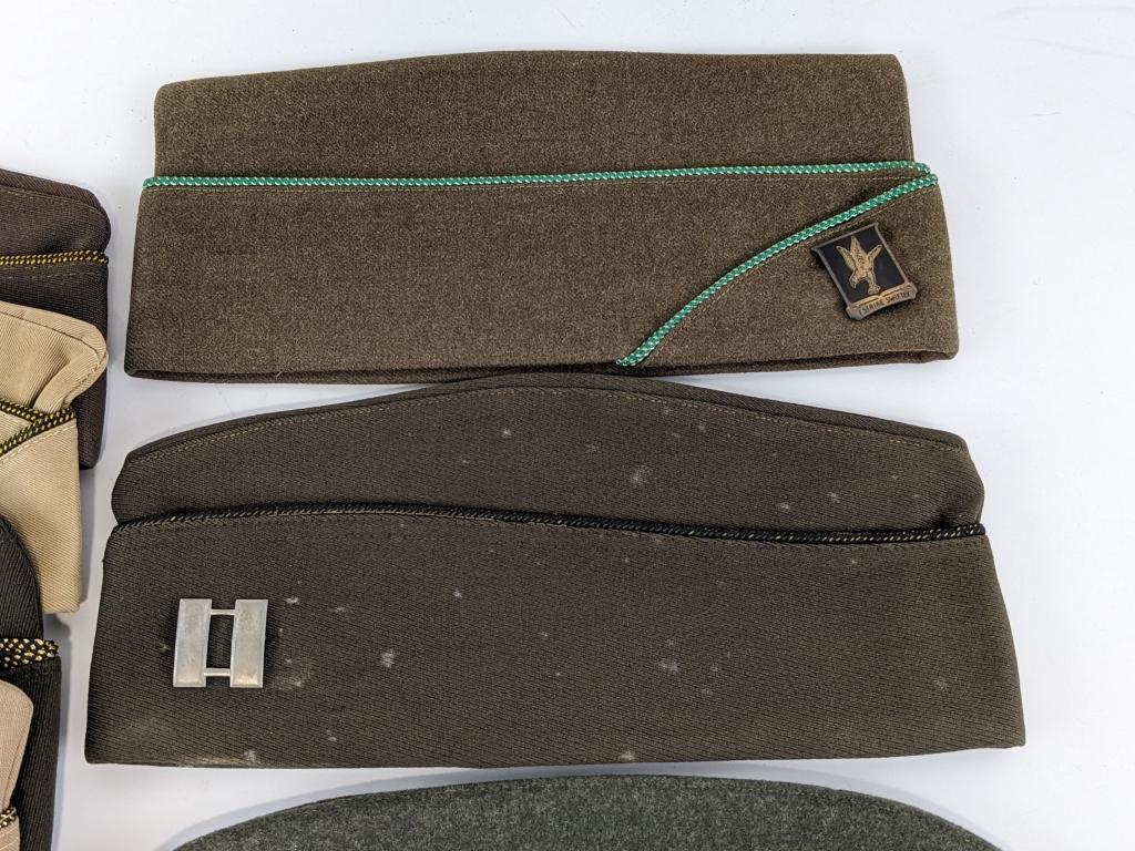 (11) US Military Dress Side Caps