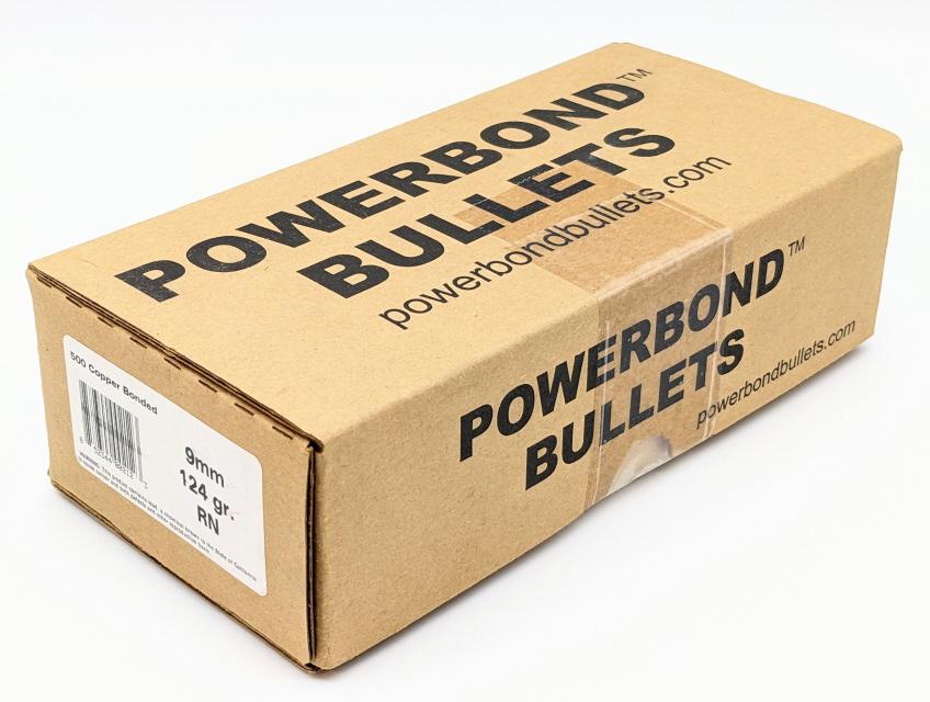 500 Rnds of Powerbond 9mm 124 Gr RN