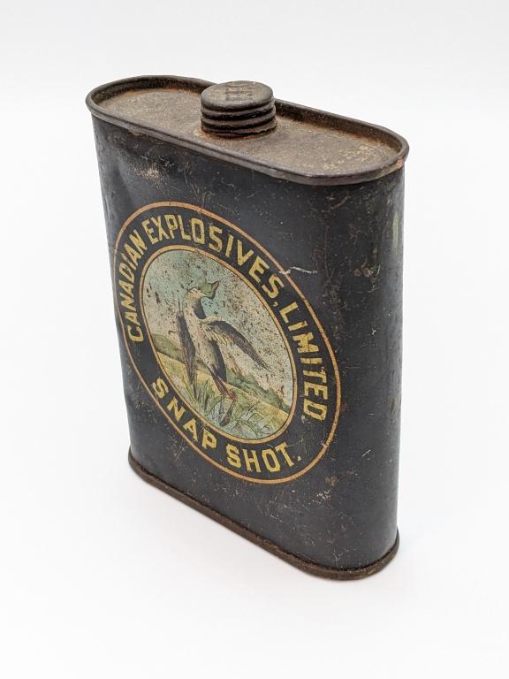 (2) Canadian Explosive & Alcan Company Gun Tins