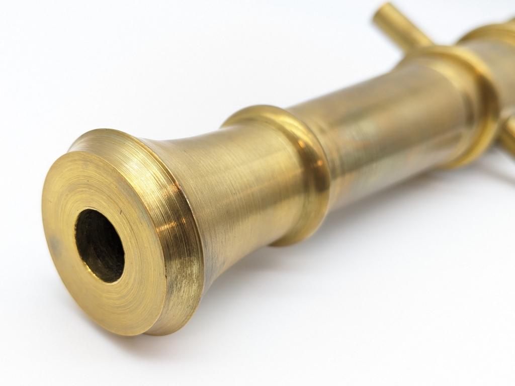 Brass Countertop Functioning Cannon