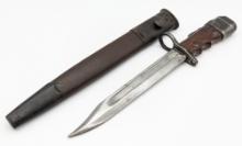 British Lee Enfield No.7 MK1 L Bayonet & Scabbard