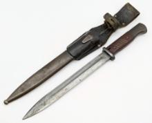 WW2 1944 German K98 Mauser Bayonet w/ Scabbard