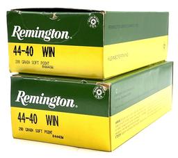 (2) Remington High Velocity 44-40 Win Ammo 100 Ct