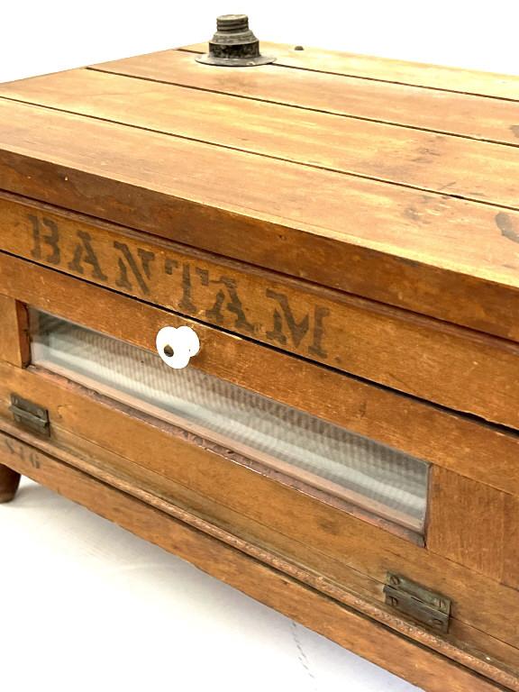 Antique Wooden Incubator Marked Bantam No. 2S16