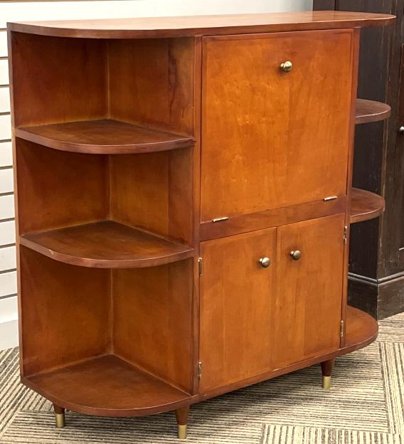 Mid-Century Modern Cocktail Bar Cabinet