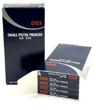 1800 CCI Small Pistol & Rifle Primers No 400 & 500