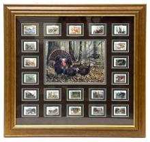 National Turkey Federation Framed Print & Stamps