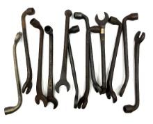 (12) Vintage Ford Script Wrenches