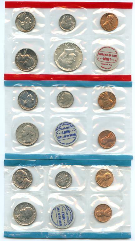 1970-D-P-P US Mint Uncirculated 15 Coin Set