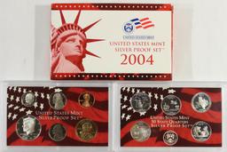 2004 US SILVER PROOF SET (WITH BOX)