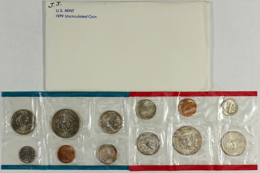 1979 US MINT SET (UNC) P/D (WITH ENVELOPE)