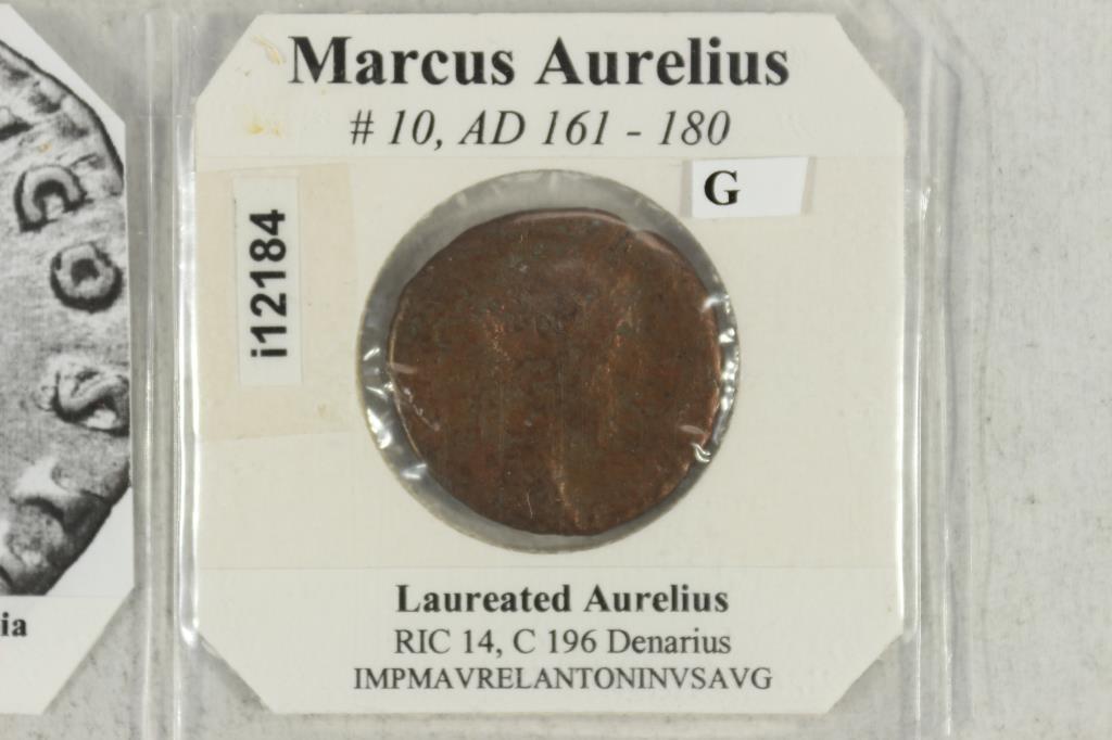 161-180 A.D. MARCUS AURELIUS ANCIENT COIN