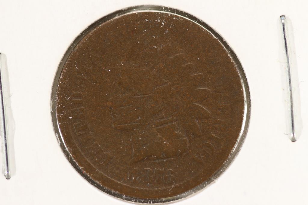 1876 INDIAN HEAD CENT (SEMI-KEY)