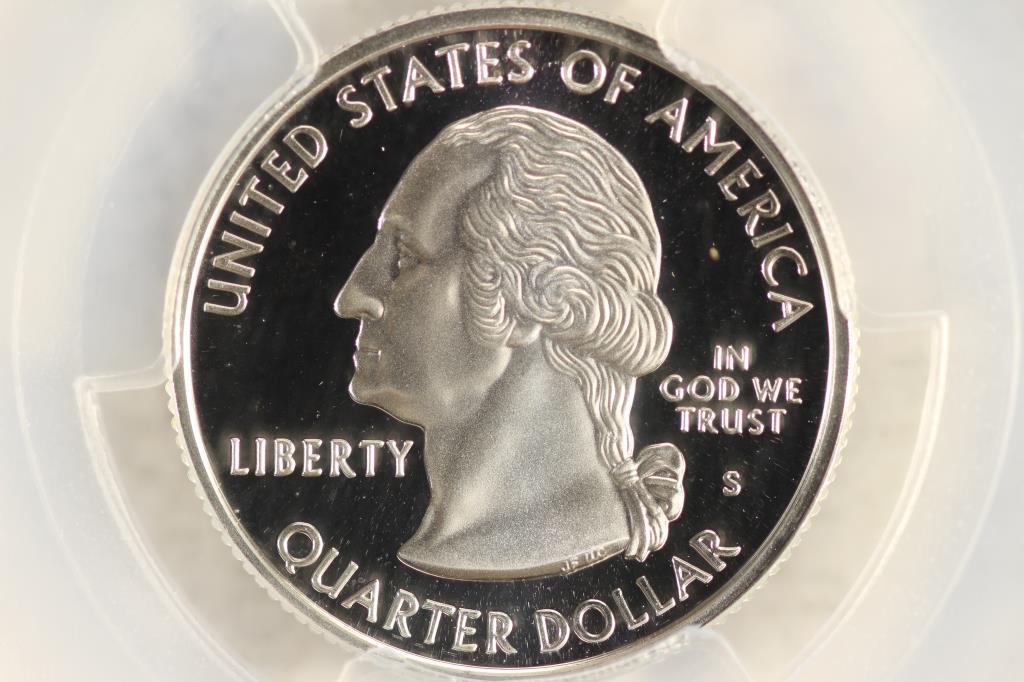 1999-S SILVER CONNECTICUT QUARTER PCGS PR69 DCAM