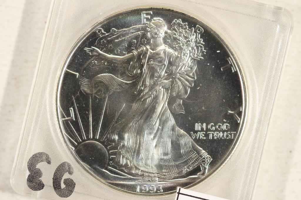 1993 AMERICAN SILVER EAGLE BU