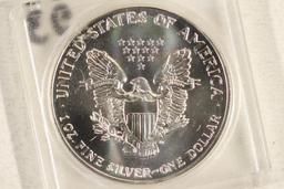 1993 AMERICAN SILVER EAGLE BU