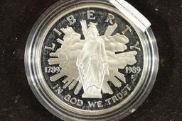 1989-S US CONGRESS PROOF SILVER DOLLAR