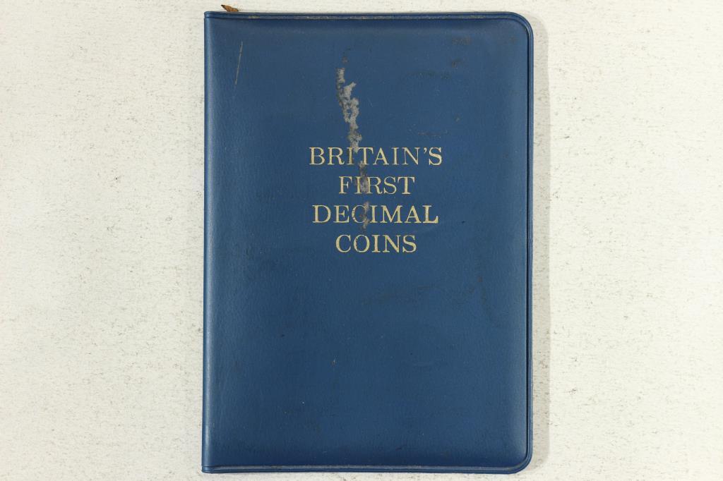 1971 BRITIANS 1ST DECIMAL SET AS SHOWN