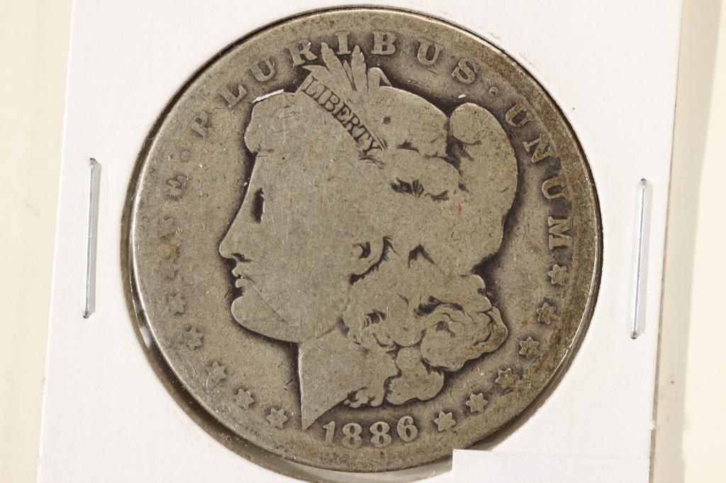 1886-O MORGAN SILVER DOLLAR