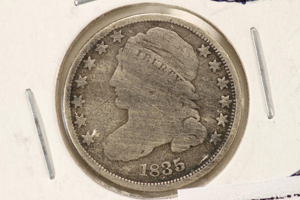 1835 CAPPED BUST DIME