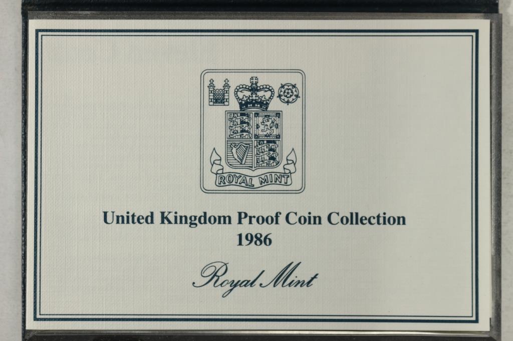 1986 UNITED KINGDOM PROOF COIN COLLECTION