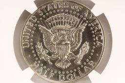 1972-D KENNEDY HALF DOLLAR NGC MS66