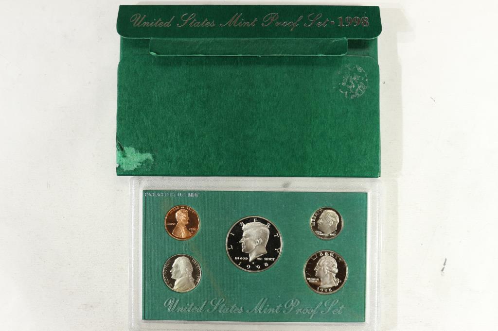 1998 US PROOF SET (WITH BOX)