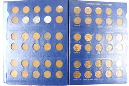 NEARLY COMPLETE 1941 UP LINCOLN CENT ALBUM 85