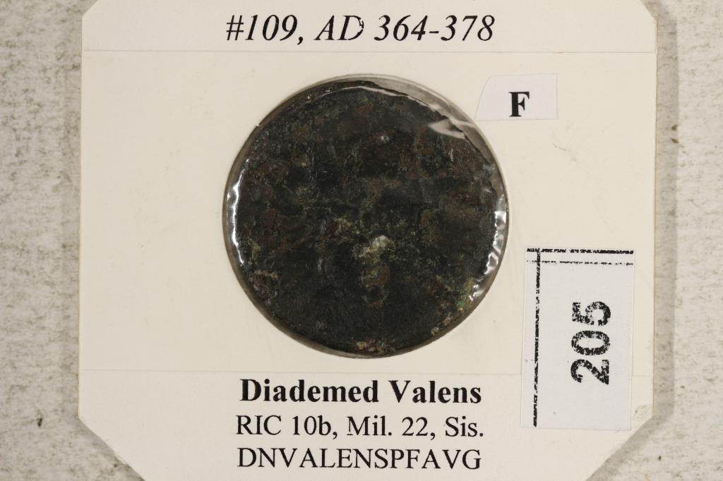 364-378 A.D. VALENS ANCIENT COIN (FINE)