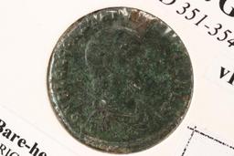 351-354 A.D. CONSTANTIUS GALLUS ANCIENT COIN VF