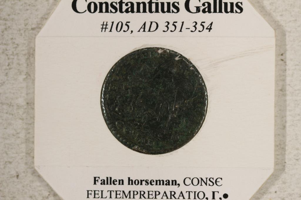 351-354 A.D. CONSTANTIUS GALLUS ANCIENT COIN VF