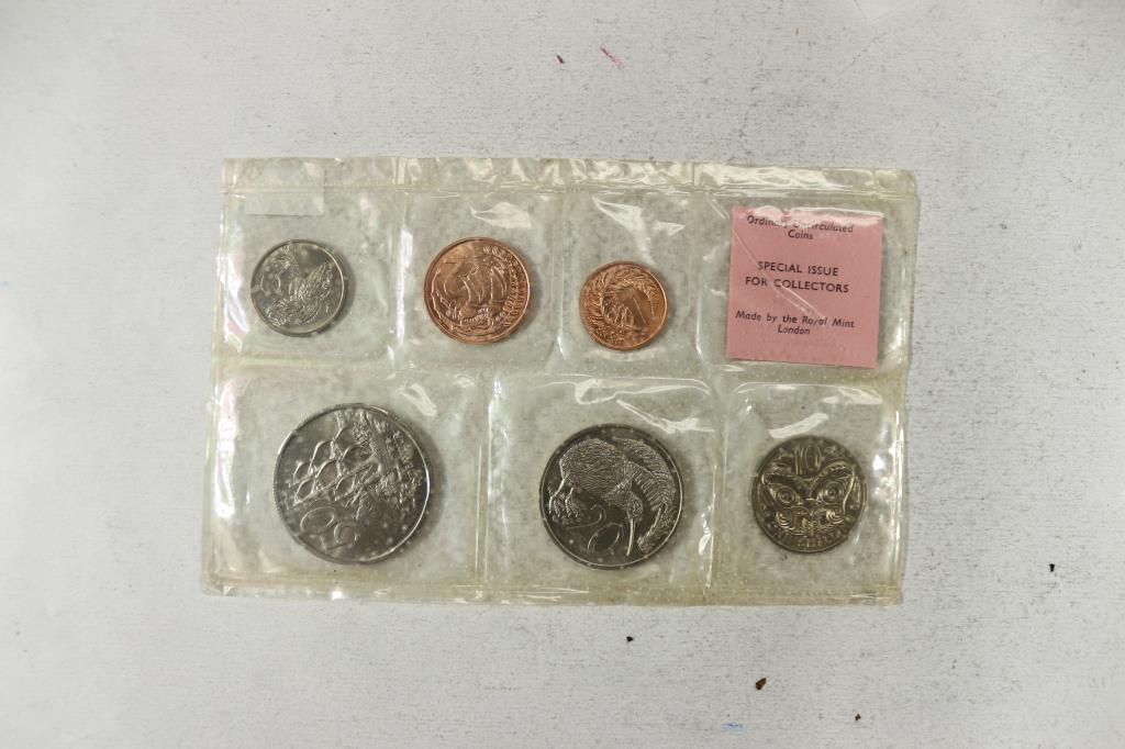 1968 NEW ZEALAND UNC SPECIAL ISSUE COIN SET
