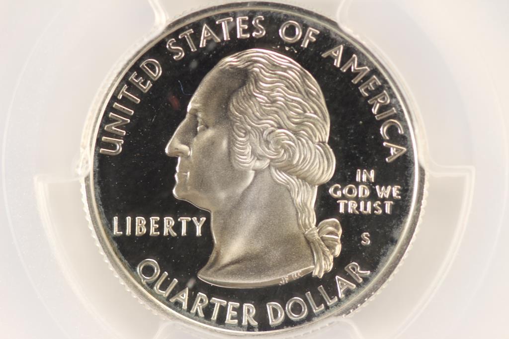 1999-S SILVER DELAWARE QUARTER PCGS PR69 DCAM