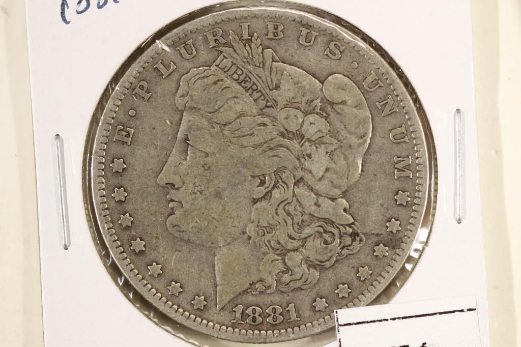 1881-O MORGAN SILVER DOLLAR