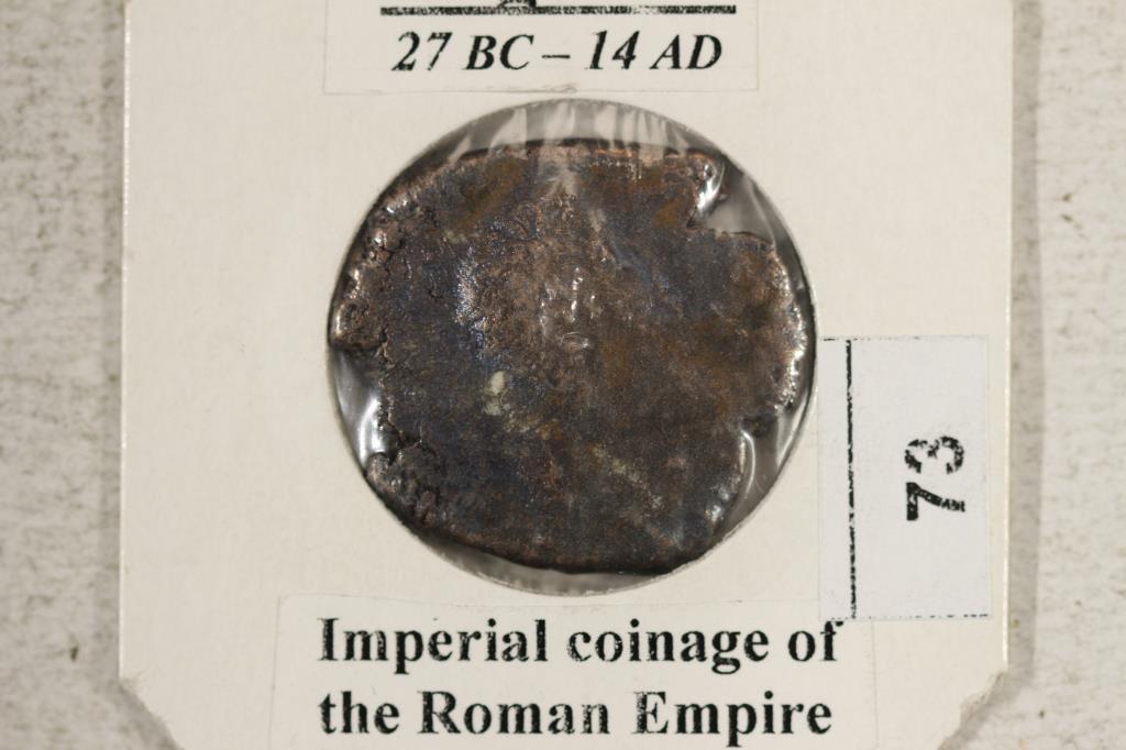 27-B.C.-14 A.D. AUGUSTUS ANCIENT COIN