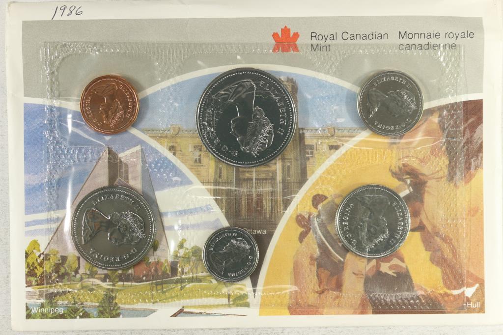 1986 CANADA UNC SET