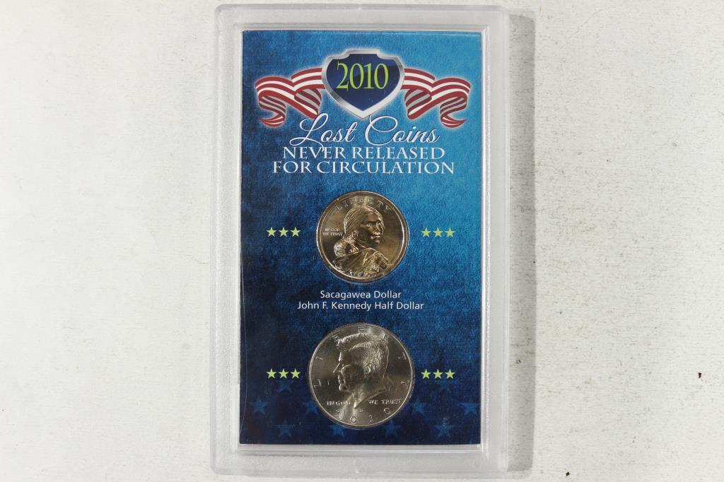 2010 LOST COINS NEVER RELEASED FOR CIRCULATION