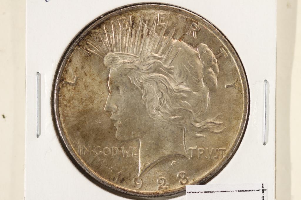 1923 PEACE SILVER DOLLAR UNC