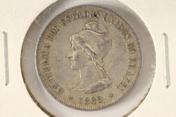 1889 BRAZIL SILVER 500 REIS