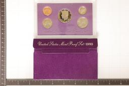 1993 US PROOF SET (WITH BOX)